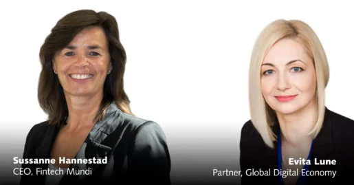 Evita Lune, Partner at Pedersen & Partners, interviewed Susanne Hannestad, CEO of Fintech Mundi, for RigaTechGirls.